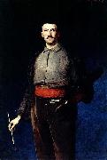 Ludwik de Laveaux Self-portrait with a palette. china oil painting artist